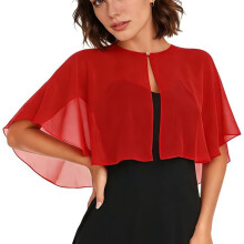 Atmungsaktive Chiffon-Strandwickel-Sonnenschutzschicht für-Rot