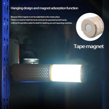 Wiederaufladbare Teleskop-Campinglampe – magnetisch, wasserdicht und dimmbar für Angeln und Notwanderungen, z