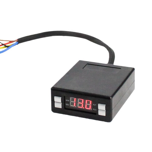 Automobile Turbo Timer Programmable Box Style Digital LED Display  Delay Cooling Fan to Protect Engine Controller