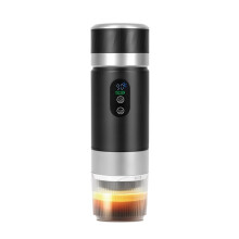 Portable Coffee Machine 80ml Self-Heating 20bar Espresso Coffee Maker for Travel Office Ground & Capsule Compatible B