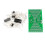 3X 5V Electronic  DIY Kit Funny Electric Production Kits Precise with LED Lamp Double Layer PCB Board 84X40mm 8
