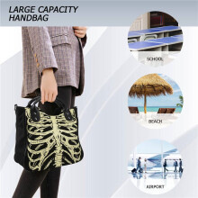 Luminous Gothic Skeleton Skulls Bags Rock Designer Female Casual Women Punk Bags Fashion Handbag