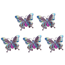 5X Vintage Jewelry Large Enamel Butterfly Corsage Lot Wedding Broach Insect Pin Broches