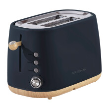 Statesman 2 Slice Scandi Toaster, 900W Power, Navy Blue