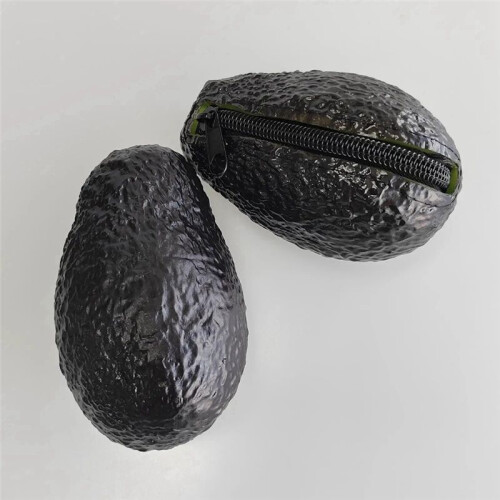 Simulation Avocado Coin Purse Key Storage Bag Fun Hand Gift  Bag