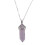 Crystal Hexagonal Healing Point Amethyst Pendant Cut Pendant Necklace 9