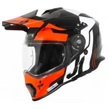 JUST1 J34 PRO TOUR orange-sort M hjelm