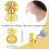 3-Pairs Earring Backs,Earring Backs Lifter for Heavy Earrings, Adjustable Hypoallergenic Secure Earring Backs(Silver) 5