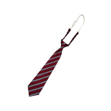 Fashionable Polyester Silk Tie With JK-4 red background and