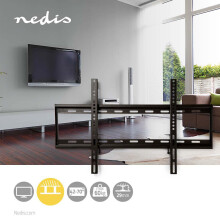 Soporte de pared fijo para TV | 42-70" | Peso máximo de pantalla soportado: 60 kg | Distancia mínima a la pared: 29 mm | Acero | Negro