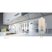 Lámpara LED G4 | 1,5 W | 120 lúmenes | 2700K | Blanco cálido | Número de lámparas en el paquete: 1 ud.