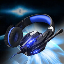 Gaming-Headset - G9000 - 7.1 Surround-Sound - Eingebautes Mikrofon - Blaue und schwarze LEDs