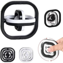 Spielzeug, 3D-Hand-Fidget-Finger-Spielzeug in Schwarz-Weiß, Hand-Dreifinger-Kreisel, Unendliches Fidget-Spielzeug, Geschenkspielzeug