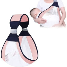 Atmungsaktive Babytrage mit verstellbarem 3D-Netzgewebe, für Neugeborene und Kleinkinder bis 18 kg.