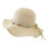 Soft Knit Fabric Sun Hat With Full Coverage-Apricot rice 1