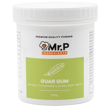 Mr.P Ingredients Guar Gum 500g Powder Thickener and Stabiliser Agent Vegan Veget