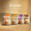Nescafe NESCAFÉ Toffee Nut Latte Instant Coffee 7 Sachets, 100percent Responsibly Source 5