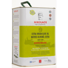 Olive Oil 3L from Crete, Greece "NIKOLAOS" – Premium Quality, Extra Virgin, Cold