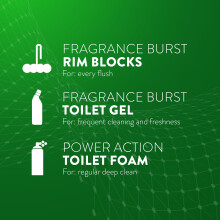 Zoflora Power Toilet Foam Blue Lotus & Waterlily, Expands in Harder to Reach Are