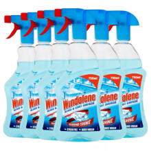 Windolene Glass & Shiny Surfaces Diamond Shine, Pack 6 x 750ml, Streak-Free Clea