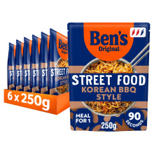 Ben's Original Street Food Korean BBQ Style ready in 90 seconds Noodles Ready Me