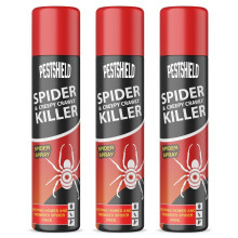 Pestshield 3 x Spider & Creepy Crawly Insect Killer Spider Spray No More Spiders