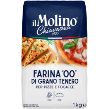 il Molino Chiavazza - Authentic Italian Soft Wheat Type ''00'' Pizza Flour 1kg |