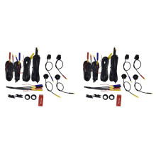 8x 360 Vehicle Camera Panoramic Surround View 1080P AHD Front Rear Left Right View Camera for Android Car Radio System