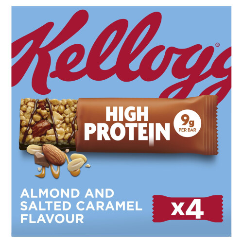 Kellogg’s High Protein Salted Caramel + Almond 4x35g