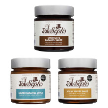 Joe & Seph's Caramel Dessert Sauce Discovery Selection Set - 3 x Jars | Handmade
