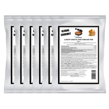 Global Gourmet Luxury Belgian Style Waffle & Pancake Mix 6 x 1KG Complete Ready