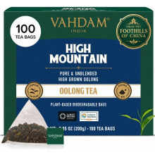 VAHDAM, Oolong Tea Bags from Chinese Foothills (100 Count) Non GMO, Gluten Free