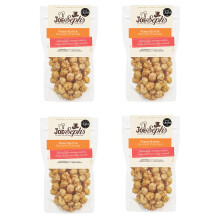 Joe & Seph's Peanut Butter Popcorn (4x80g) | 2 Star Great Taste Award, Air-Poppe