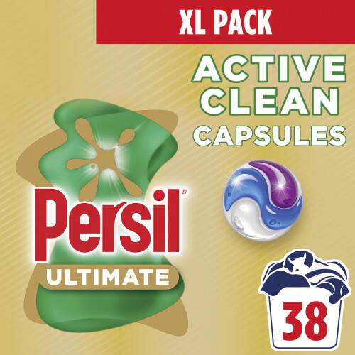 Persil Persil Ultimate Active Clean Washing Capsules 38 washes 1