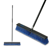 Addis Outdoor Broom & Patio Brush – Extra Wide 60cm (23.6") Angled Head with Sti