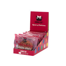 Kookie Cat Wild Berries & White Chocolate Individually Wrapped Vegan Cookies, Gl