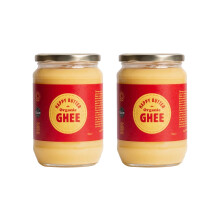 Happy Butter | Organic Ghee 580g – Grass-Fed British Clarified Butter | Lactose