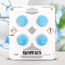 Harpic Hygienic Fresh Sticker Adhesive Toilet Block, Marine, Pack 1 x 4 Stickers