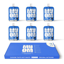 MYOM - Oat Milk Drink Premix - Makes 3 Litres - 6 Pouches x 65g - Vegan Plant Ba