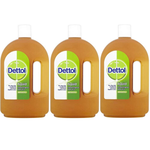 Dettol Dettol - Original Liquid Antiseptic - Disinfectant for First Aid - 750ml 3 Pack