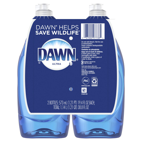 Dawn Ultra Original Liquid 532ml, Pack of 2 1