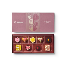 Hotel Chocolat Exuberantly Fruity 9-Piece Boxed Selection, 115g - Chocolate Gift