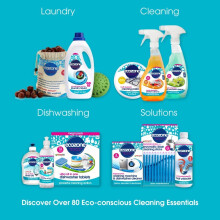 EcoZone Rinse Aid, Natural Rinsing Aid for Dishwashers, Dry & Shine Gentle Formu