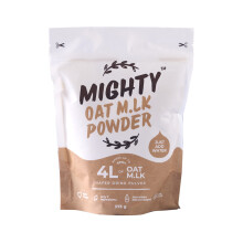 MIGHTY Oat Milk Powder, (375g Bag, Makes 4L of Oat M.lk), Vegan Coffee Creamer,