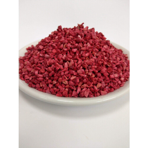 Freeze Dried Raspberry - Premium Freeze-Dried Raspberry Pieces, Grade AA, 50g, 1