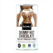 NOMU Skinny Hot Chocolate - No Added Sugar, Keto, Aspartame Free, 200g, 33 Servi