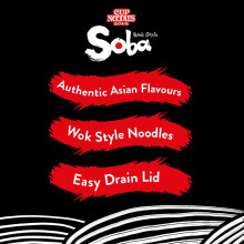 Nissin Soba Japanese Curry Instant Wok Style Noodles Pot, 90 g (Pack of 8)
