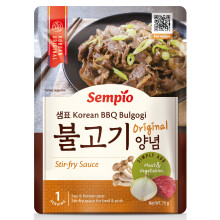 Sempio BBQ Bulgogi Sauce (75g) - Authentic Korean Cuisine at Home. Savory Sauce