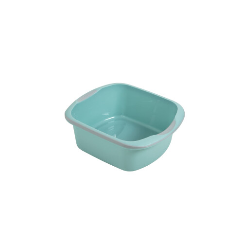 Addis Addis Premium Soft Grip Large Rectangular Washing Up Bowl, 9.5 litre, Sea Mist