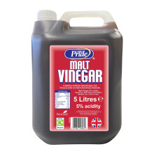 Pride Malt Vinegar 5Litres | Distilled Pure Malt Vinegar | 5 Litre | 5Lt 5L | Bu